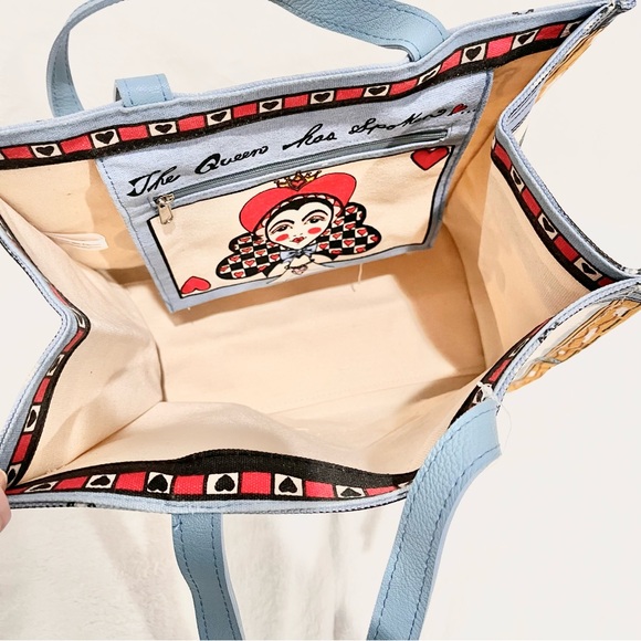 Brighton 2019 "In Love We Trust" 3pc Canvas Tote Bag & 2 Matching Pouch … - Picture 6 of 10